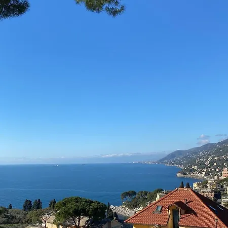 Alloggio Con Parcheggio E Vista - A Due Passi Dal Paradiso Camogli Exterior photo